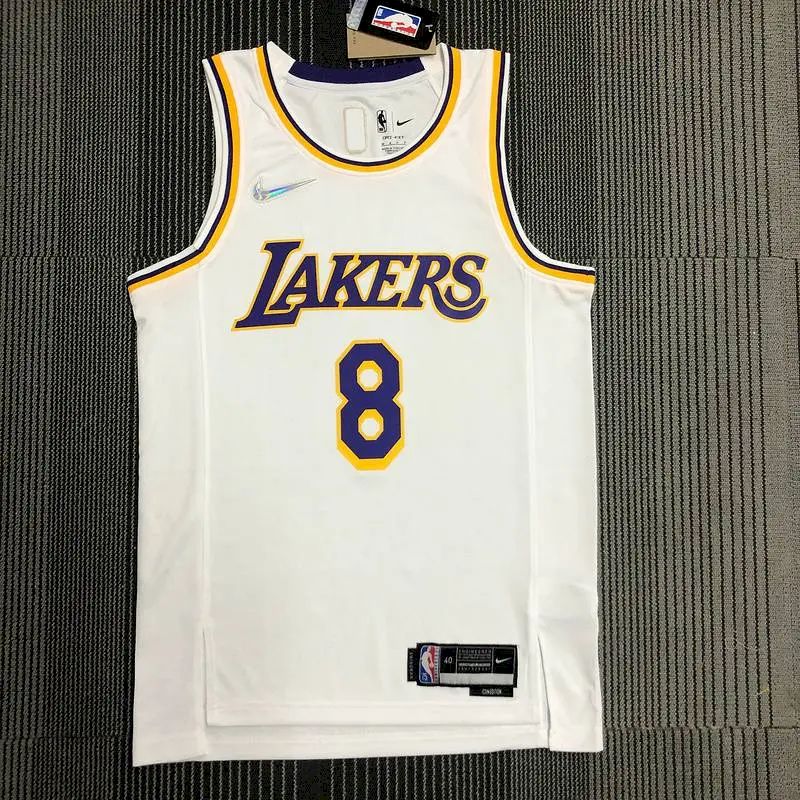 Camisa branca masculina Kobe Bryant Team – Edição de 75º aniversário