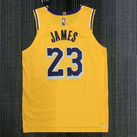 Camisa amarela masculina do LeBron James – Edição autêntica