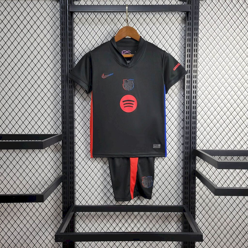 Kit reserva infantil do Barcelona 2024/25