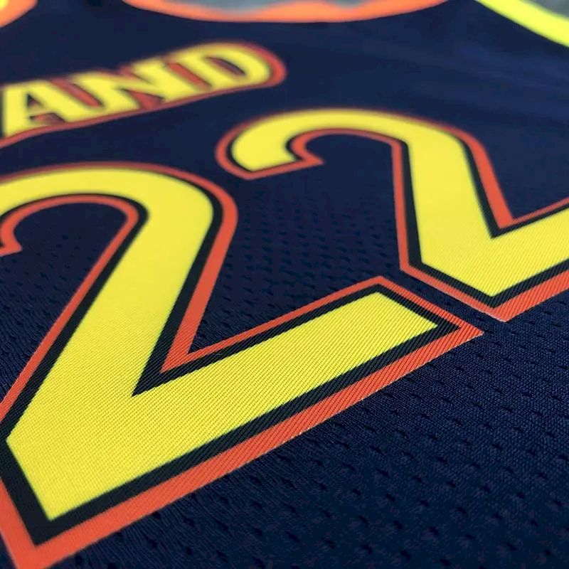 Men’s Andrew Wiggins 2020-21 Navy Swingman Jersey – City Edition