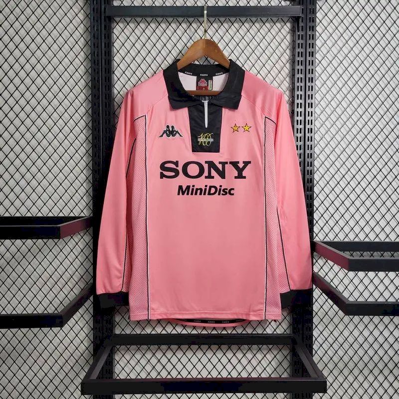 Camisa Juventus Away Manga Longa Retro 1997/98