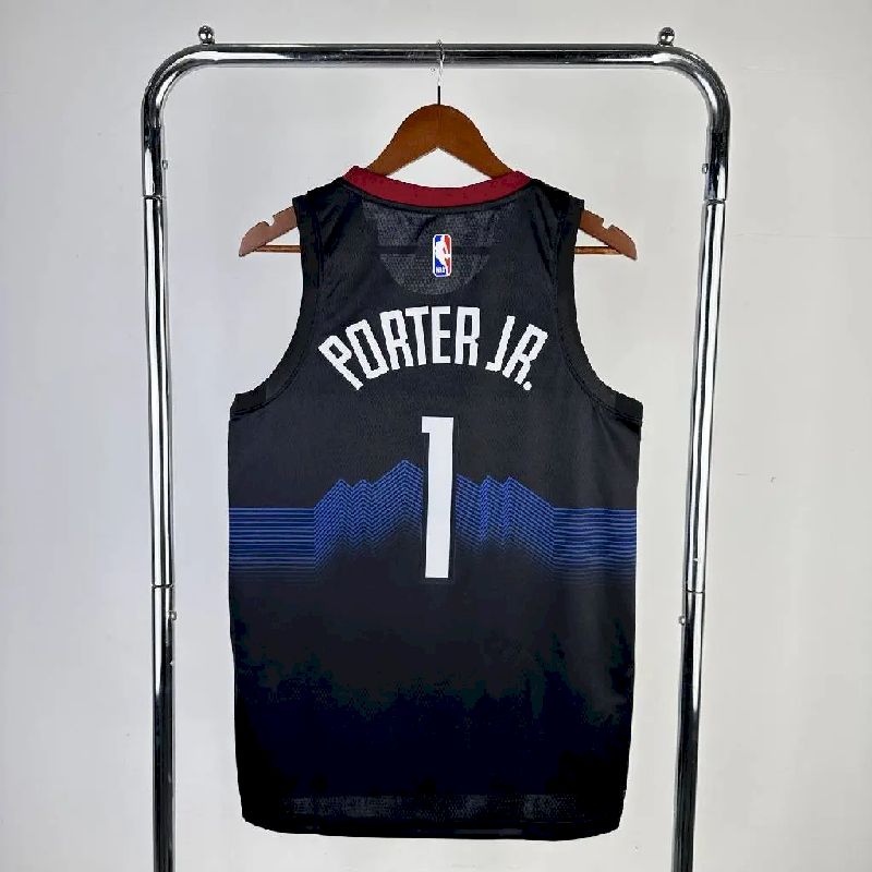 Denver Nuggets 2024/25 City Edition Black Color PORTER JR.#1