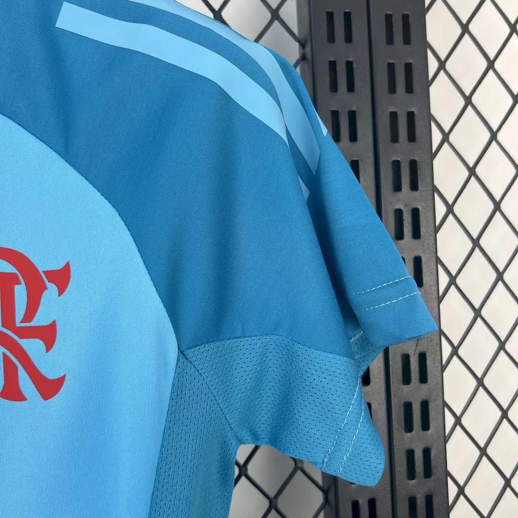 Camisa feminina pré-jogo do Flamengo 2025/26
