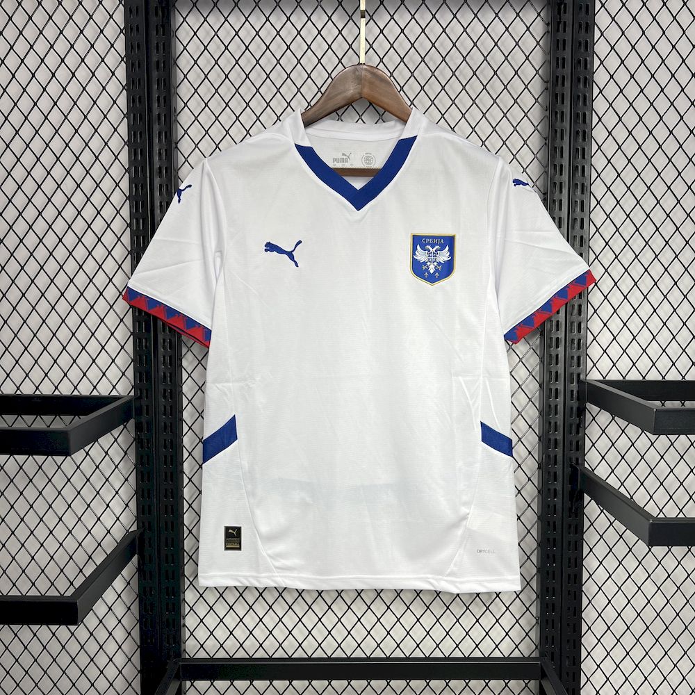 Camisa Sérvia Euro 2024/25 Away
