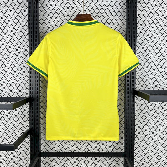 Men's Brazil 2025/26 Pigeon yellow Jersey