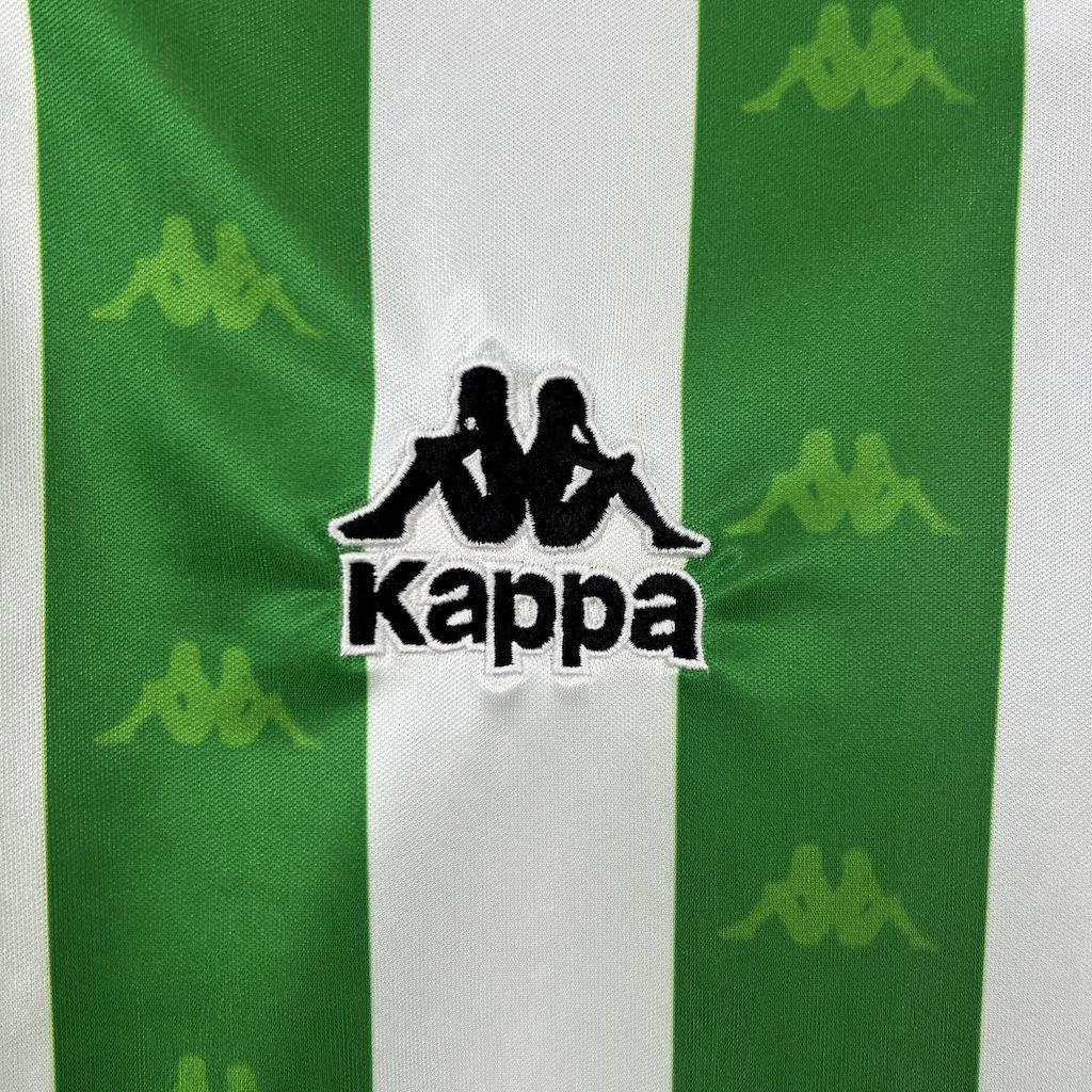 Camisa retrô de mangas compridas do Real Betis 1995/97 Home