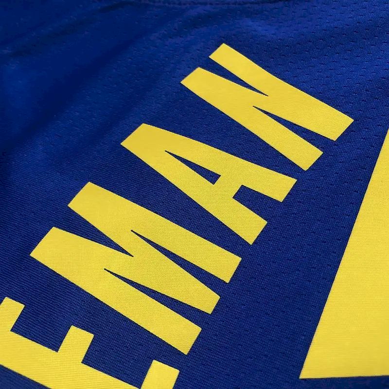 Camisa azul masculina James Wiseman Team – Edição de 75º aniversário