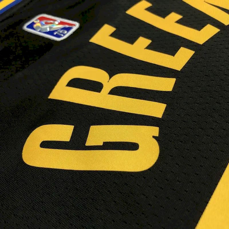 Men’s Draymond Green Black Team Jersey – 75th Anniversary City Edition