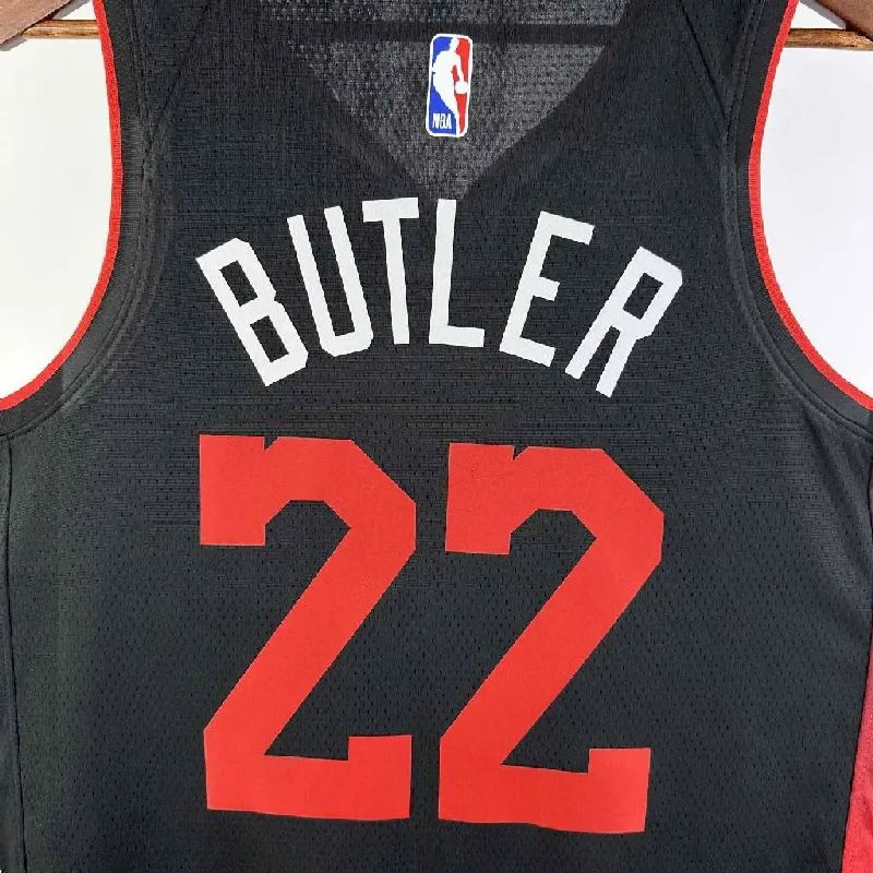 Men’s 2024 Jimmy Butler Black Team Jersey – City Edition
