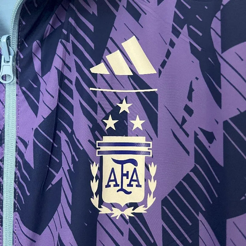 Argentina 2024-25 Jaqueta corta-vento dupla face