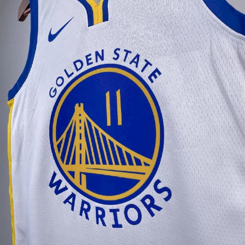 Camisa masculina Klay Thompson branca da equipe