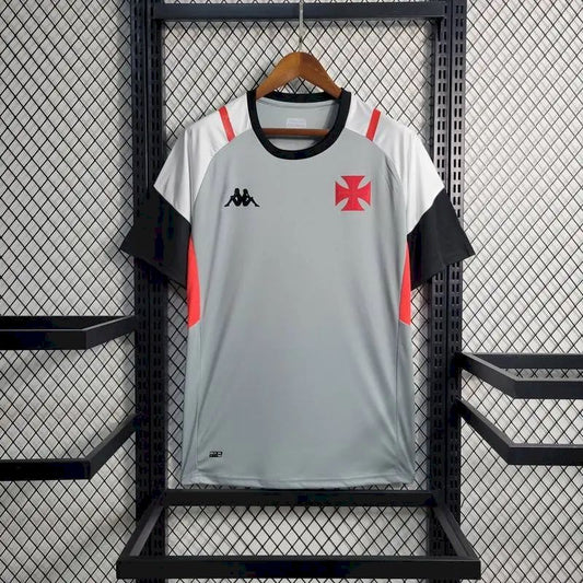Camisa Treino Pré-Jogo Vasco da Gama 2023/24 Cinza