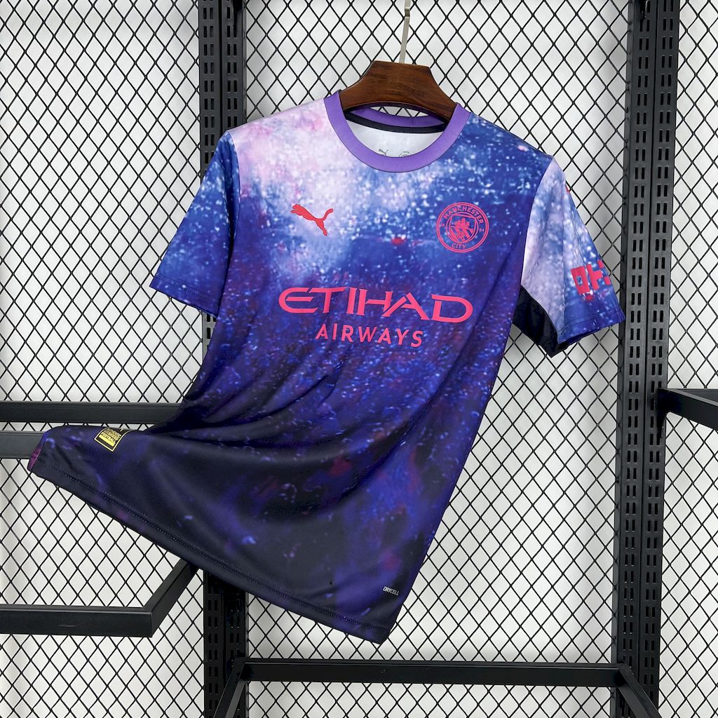 Men's Manchester City 2025/26 Purple concept version Jersey