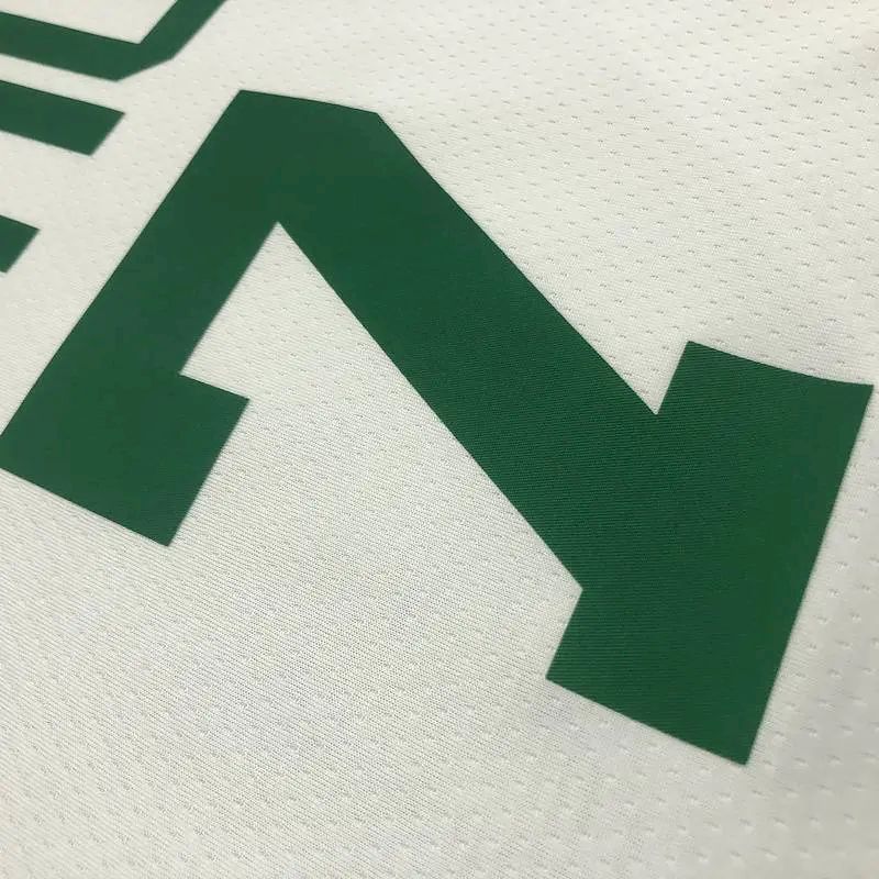 Men’s Jaylen Brown White Team Jersey – 75th Anniversary Edition