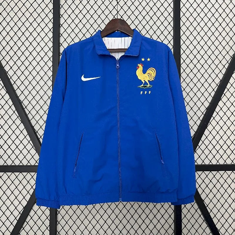 França 2024-25 Jaqueta corta-vento dupla face