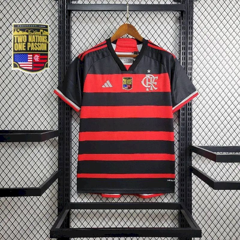 Camisa titular do Flamengo 2024/25