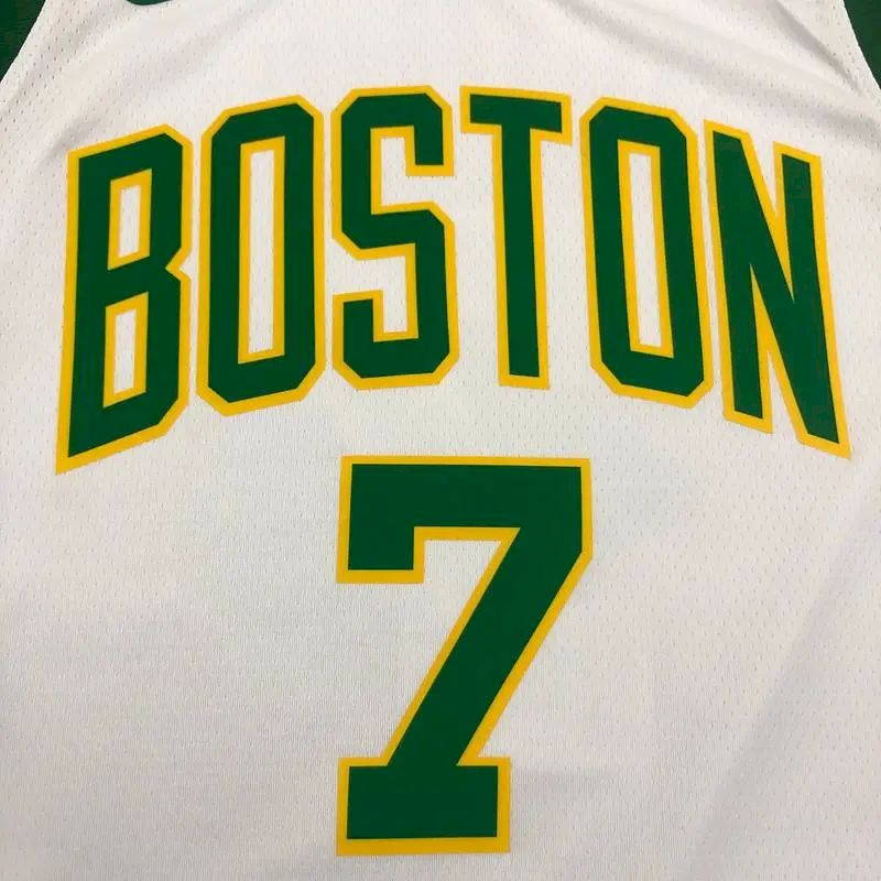 Camisa Jaylen Brown Branca Masculina Versão Jogador – Edição Cidade