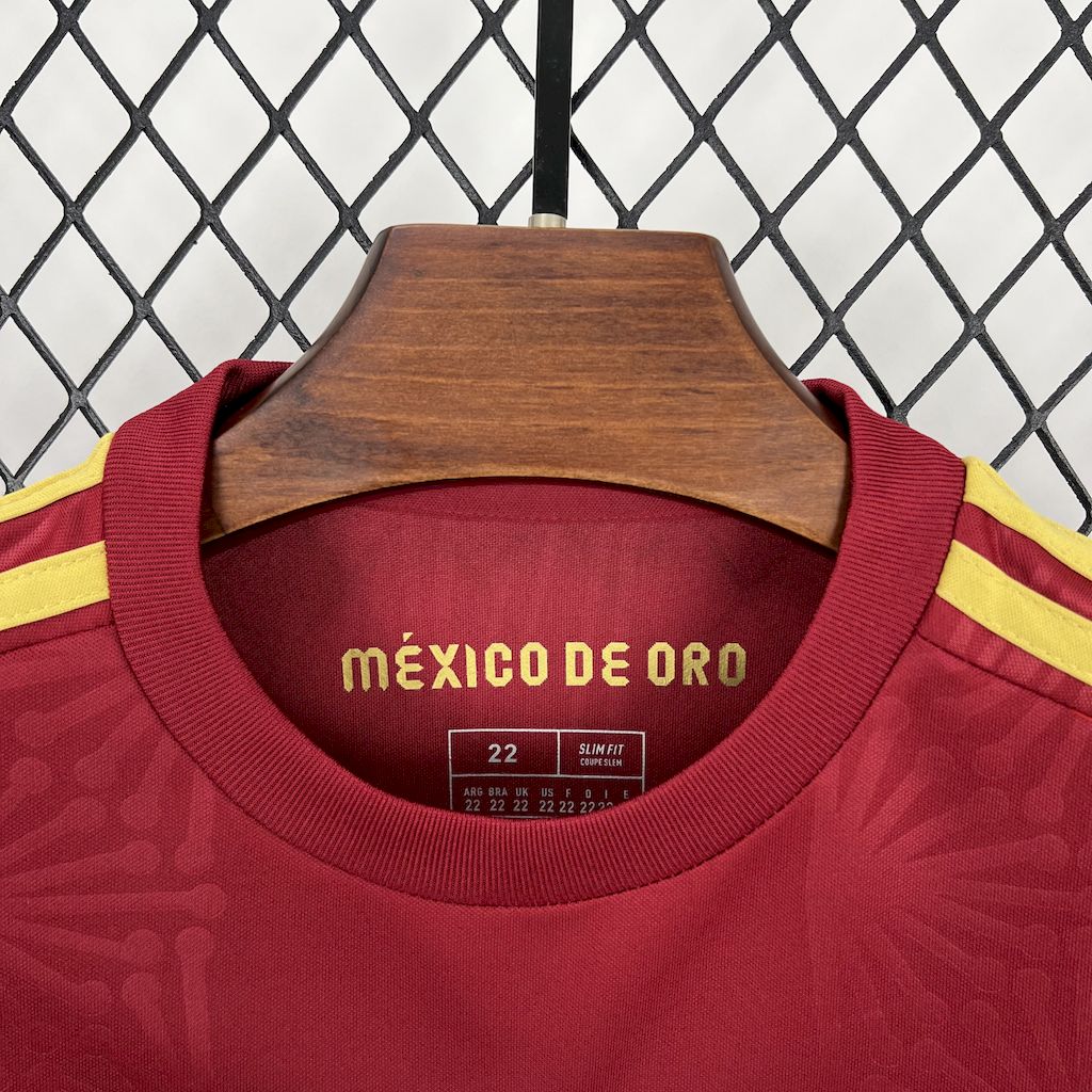 Mexico 2025/26 Gold Red Kids Kit
