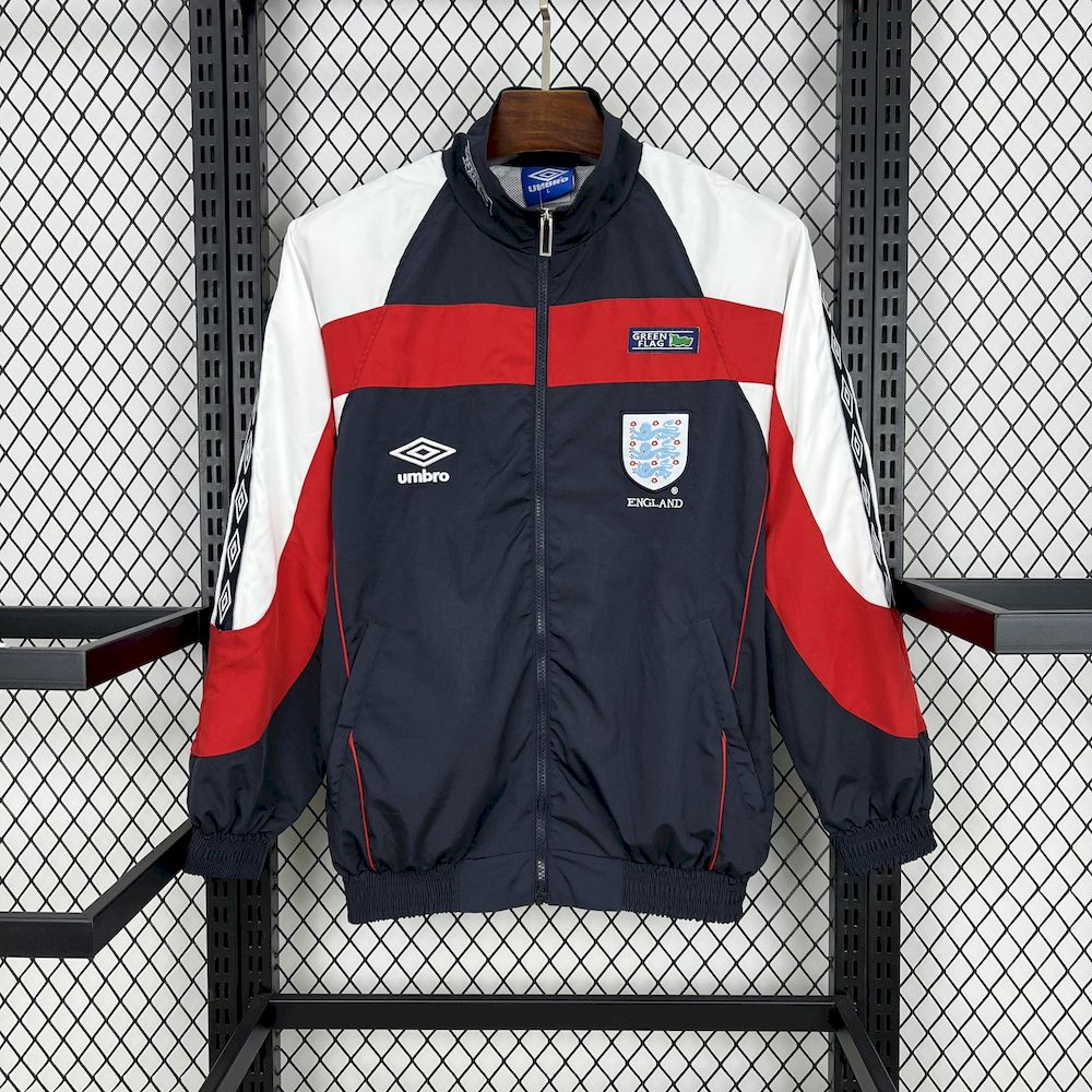 Jaqueta Umbro Track Azul Escuro da Inglaterra 1998-99