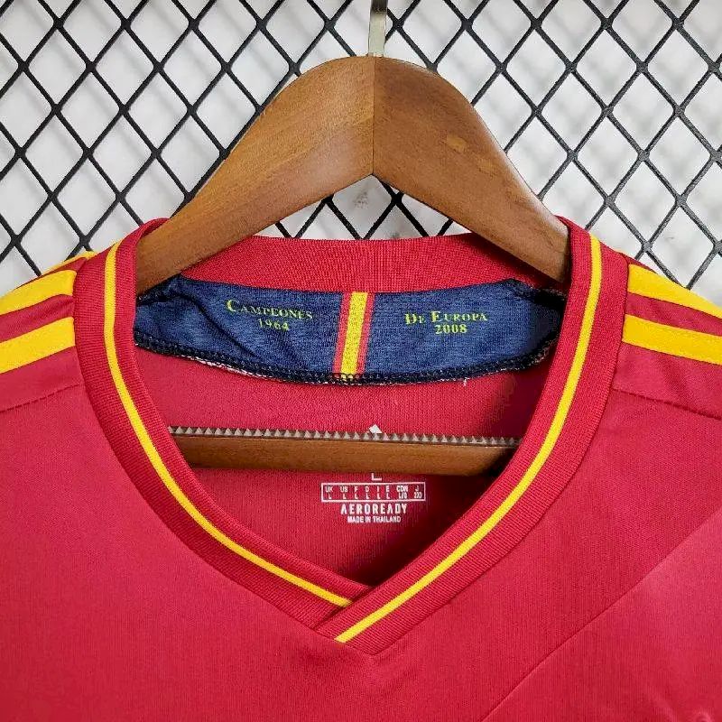 Camisa retrô da Espanha 2012