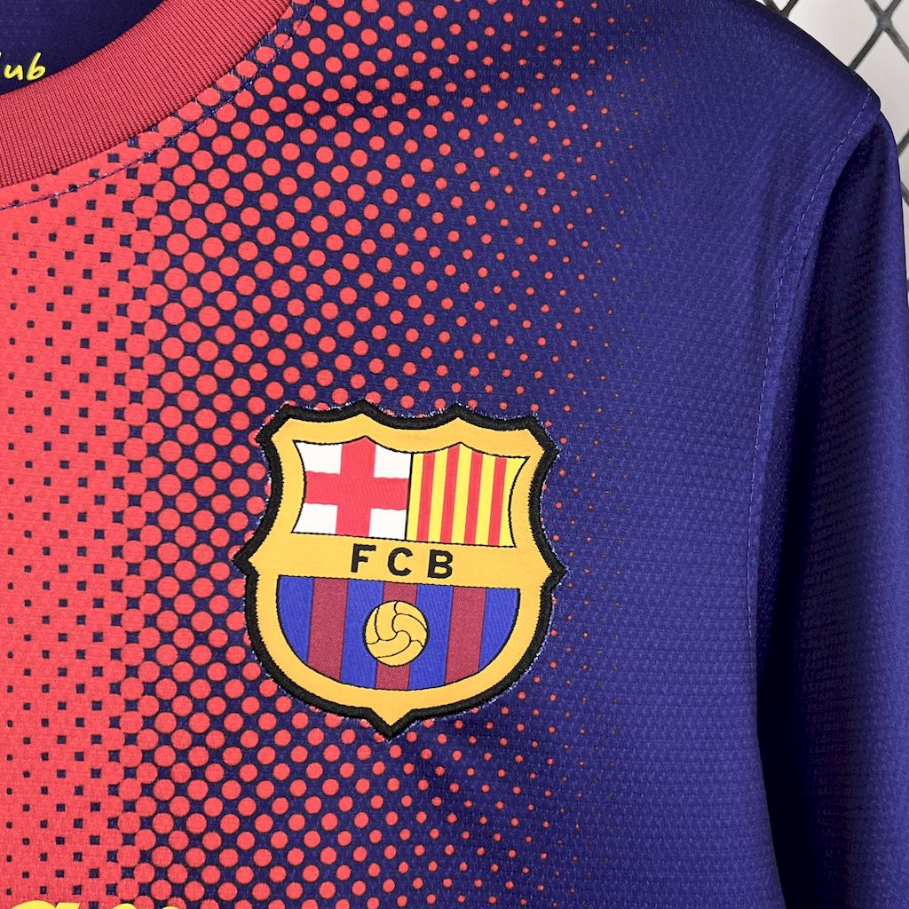 Camisa retrô de mangas compridas do Barcelona 2012/13
