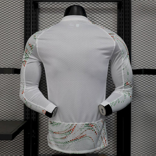 Men's Portugal 2025/26 Away Long Sleeve Jersey Player Version