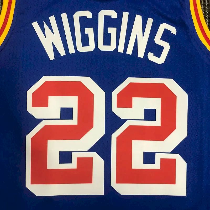 Men’s Andrew Wiggins Blue Team Jersey – 75th Anniversary Classics Edition