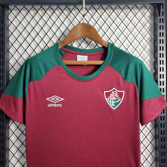 Camisa Feminina Treino Pré-Jogo do Fluminense 2023/24
