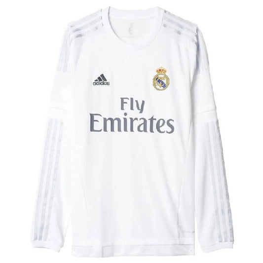 Camisa retrô de mangas compridas do Real Madrid 2015/16 Home