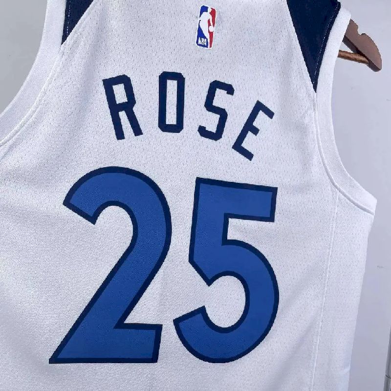 Camisa Derrick Rose Home Team Branca Masculina 2023
