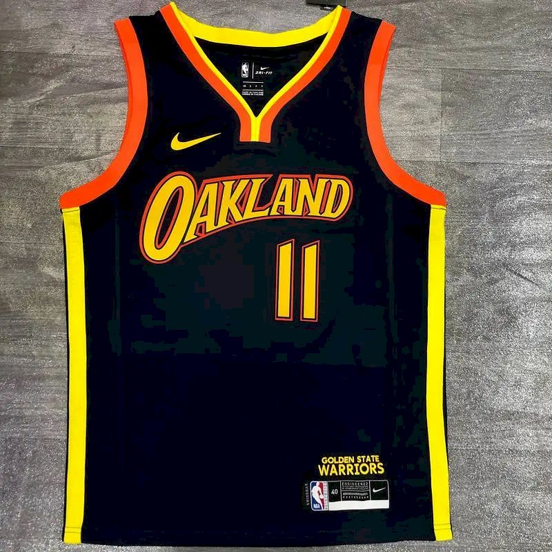 Men’s Klay Thompson 2020-21 Navy Swingman Jersey – City Edition