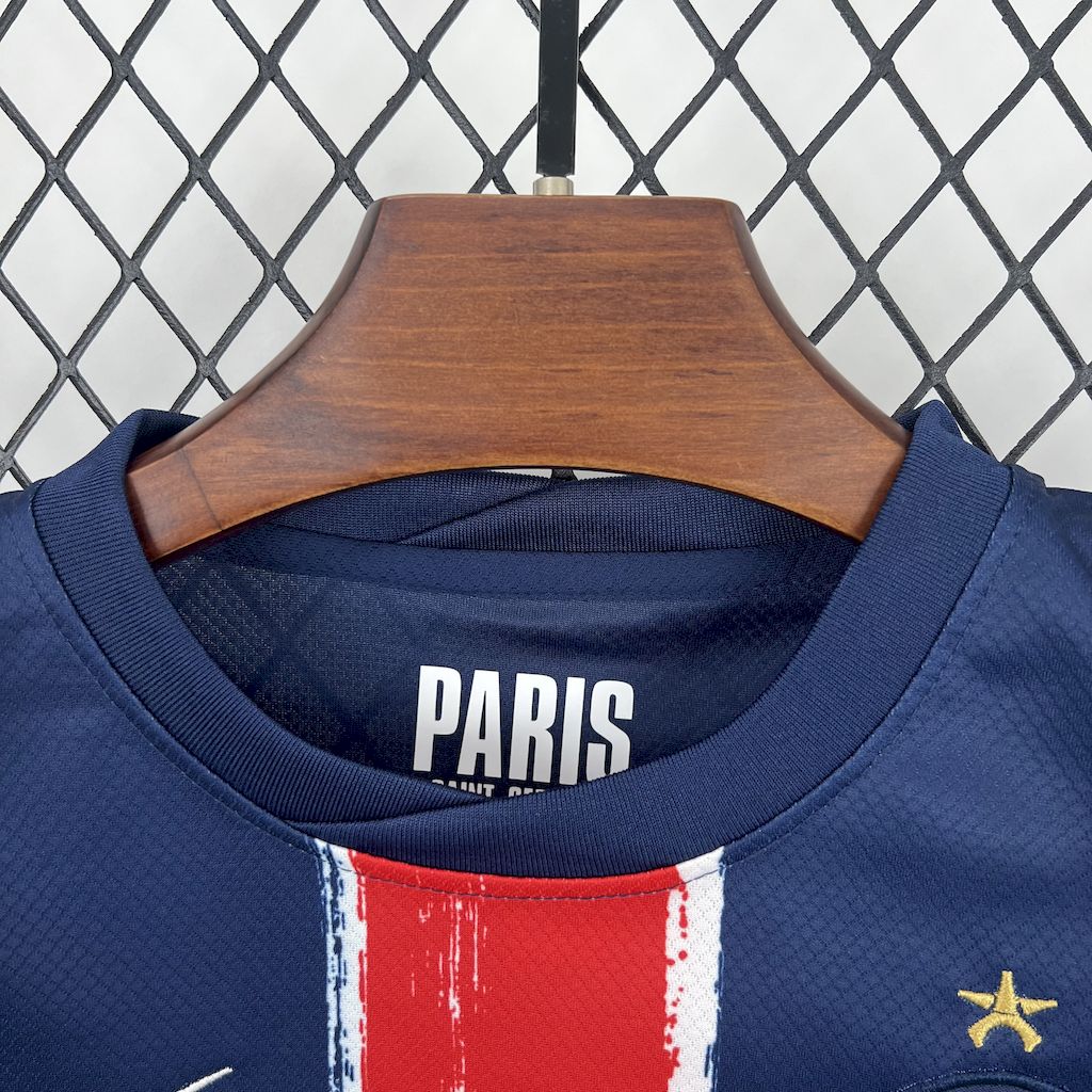 Paris Saint-Germain 2024/25 Home Kids Kit With Stars