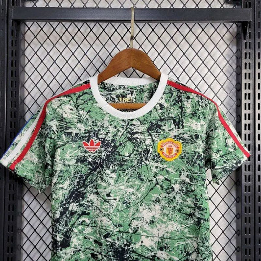 Kids Manchester United 2024/25 Stone Roses Originals Icon Edition Kit