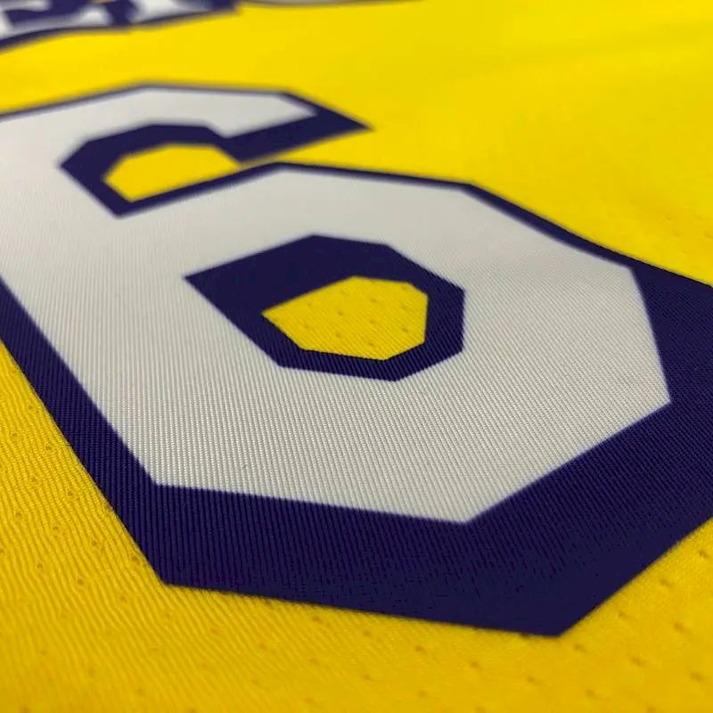 Men’s LeBron James 2020-21 Yellow Player Version Jersey – City Edition