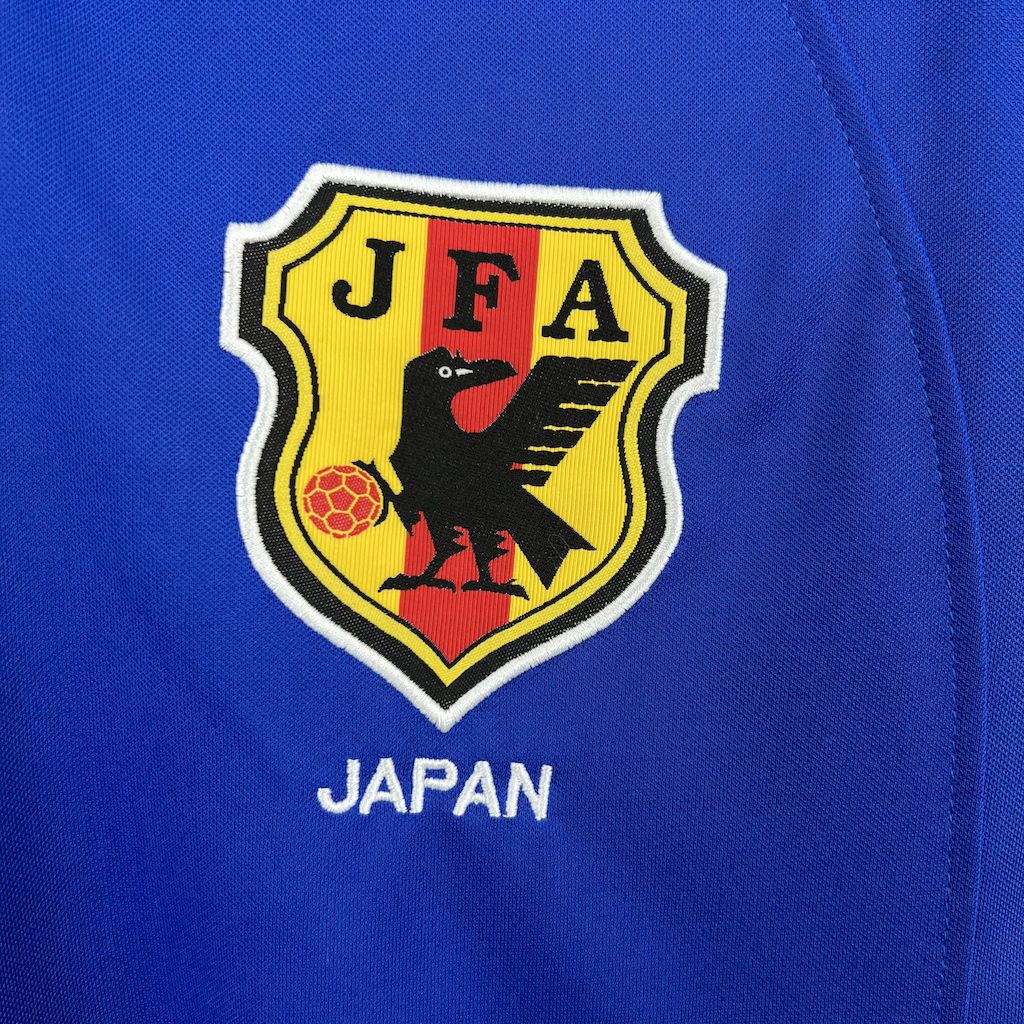 Camisa retrô de mangas compridas da seleção japonesa de 2000