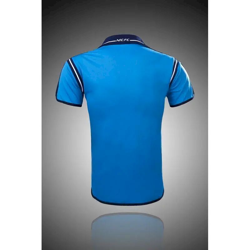 Camisa retrô titular do Manchester City 2002/03