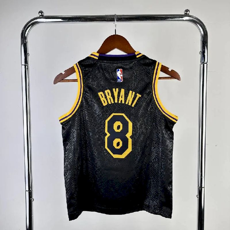 Youth Kobe Bryant Black Team Jersey