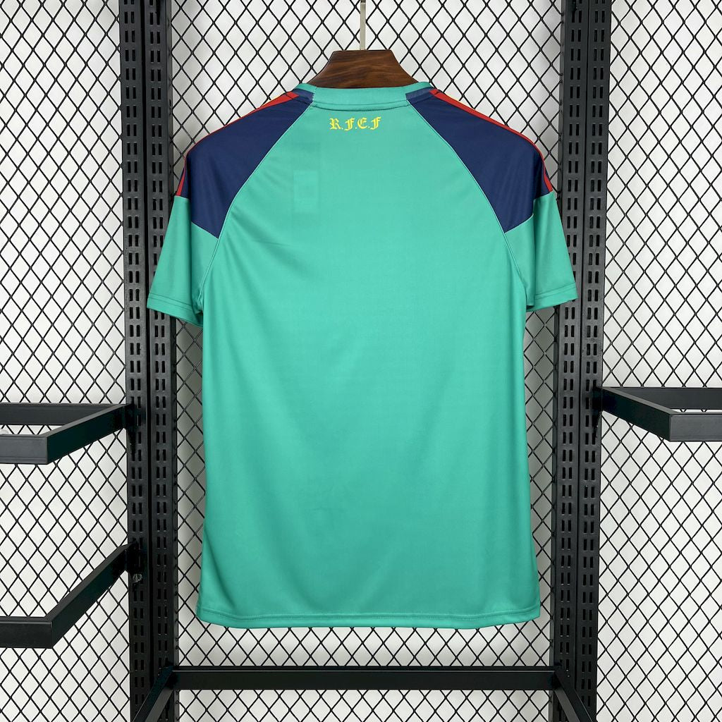 Camisa de goleiro da Espanha 2010 retrô