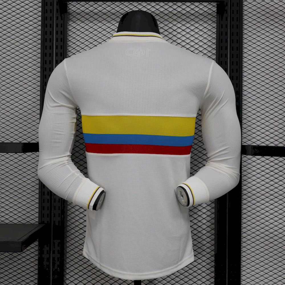 Colombia 2024/25 100th Anniversary Long Sleeves Jersey Player Version