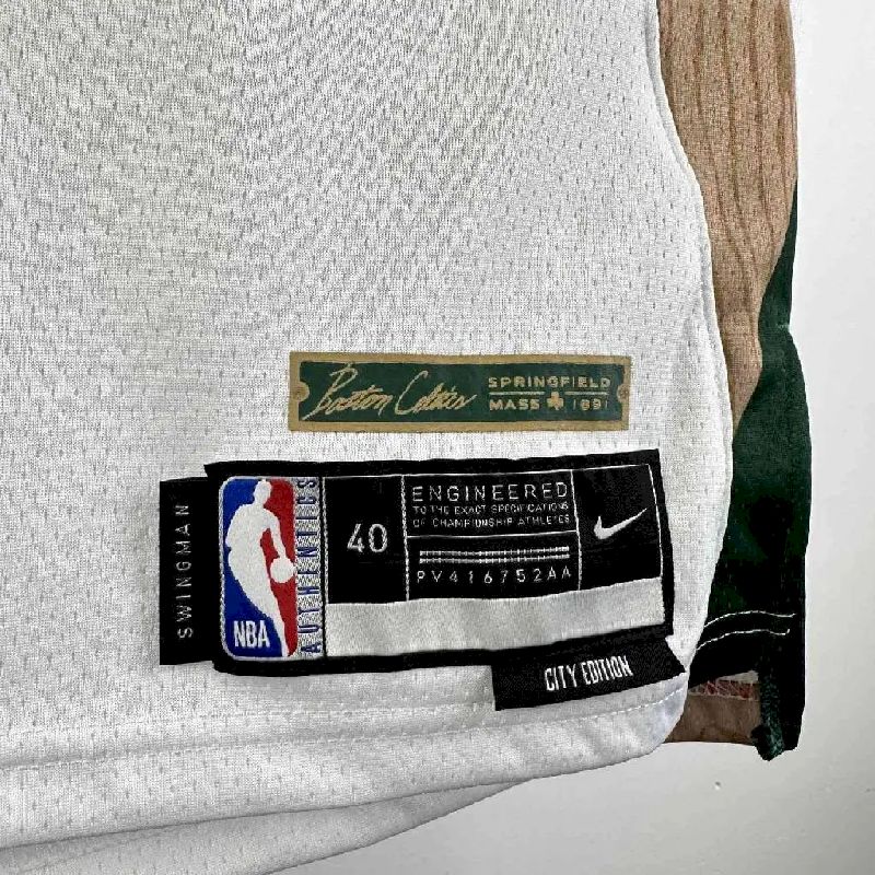 Men’s 2024 Kristaps Porzingis White Team Jersey – City Edition
