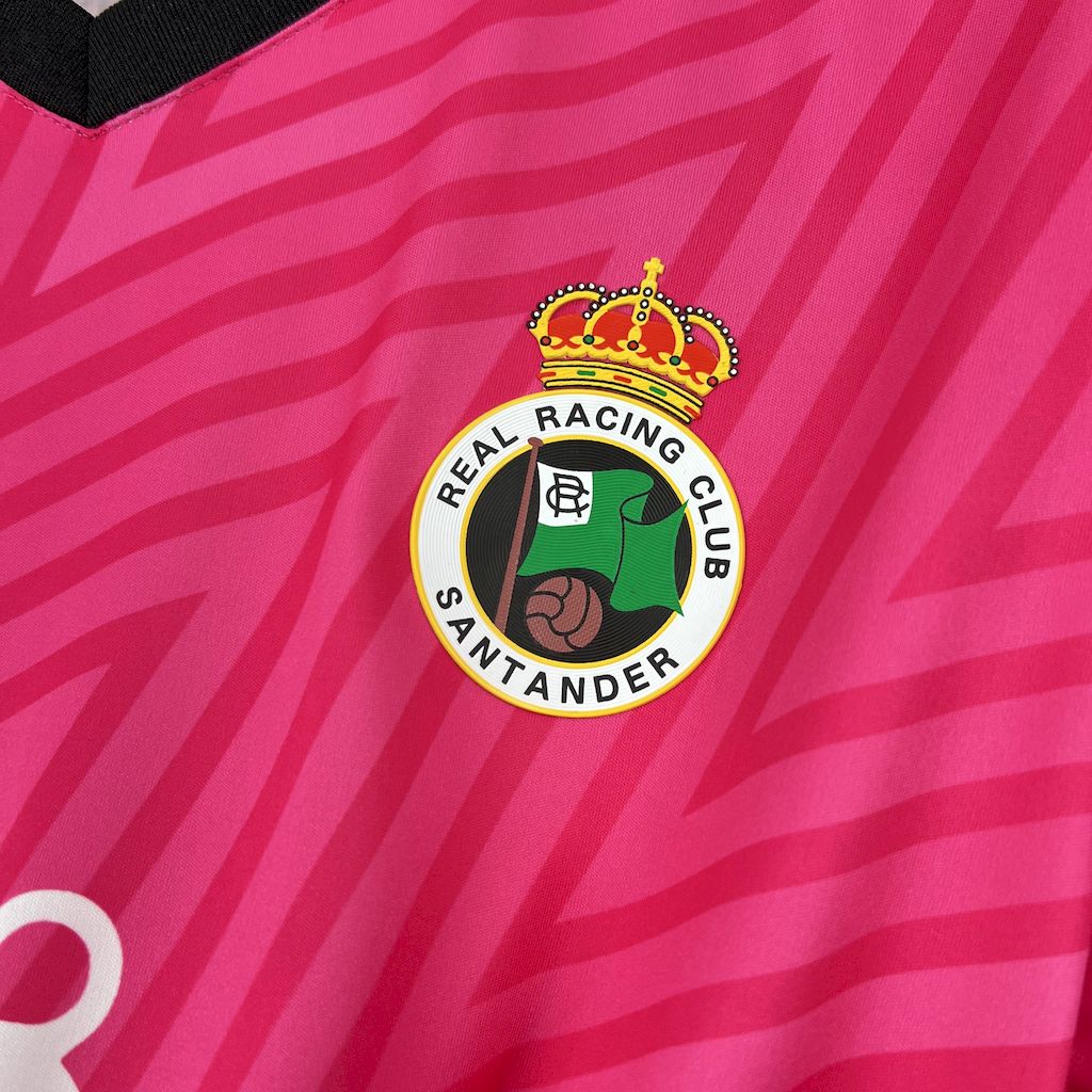 Racing de Santander 2024/25 Pink Goalkeeper Jersey