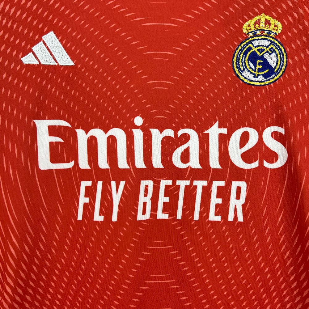 Real Madrid 2025/26 Orange Color Goalkeeper Kids Kit