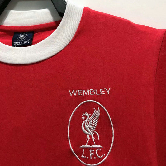 Camisa retrô do Liverpool da final da Copa da Inglaterra de 1965