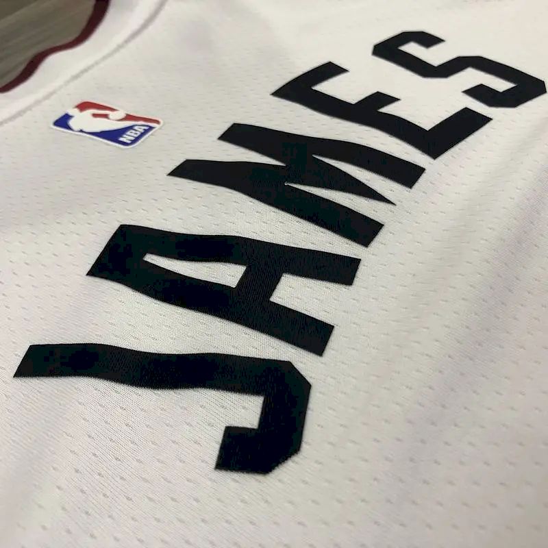 Men’s LeBron James White 2020-21 Swingman Player Version Jersey – Association Edition