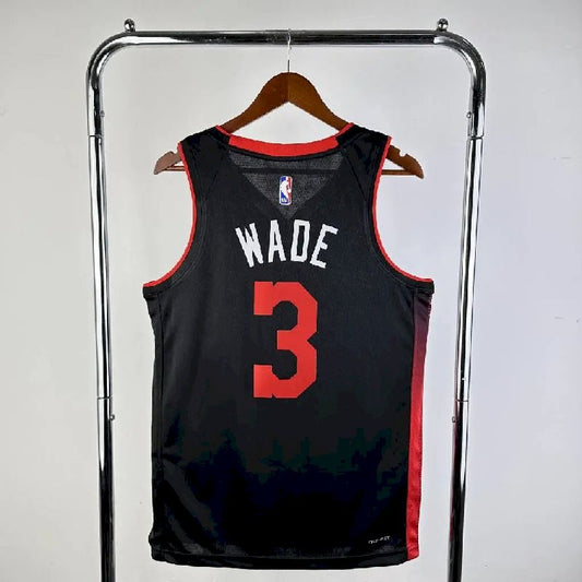 Camisa preta masculina Dwyane Wade 2024 – Edição City