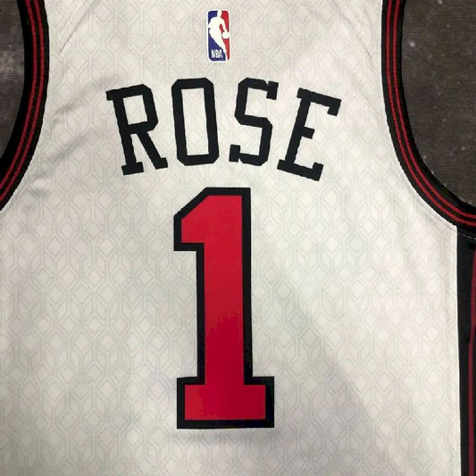 Camisa Derrick Rose Branca Masculina - Edição Cidade