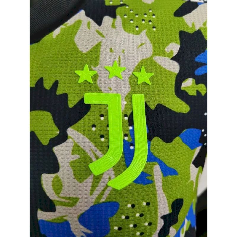 Juventus 2021/22 Camo Green Jersey Player Version