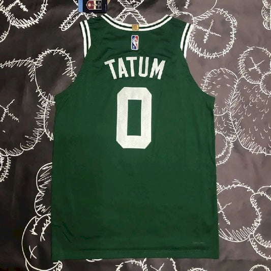 Camisa Masculina Jayson Tatum Verde Team – Edição Autêntica