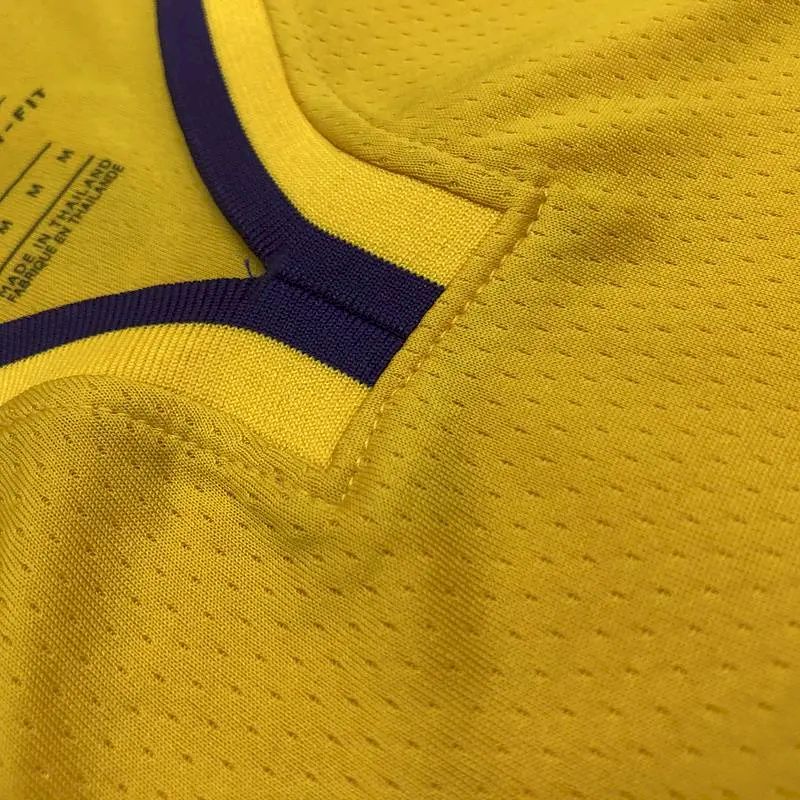 Carmelo Anthony Men’s Yellow Swingman Team Jersey – City Edition