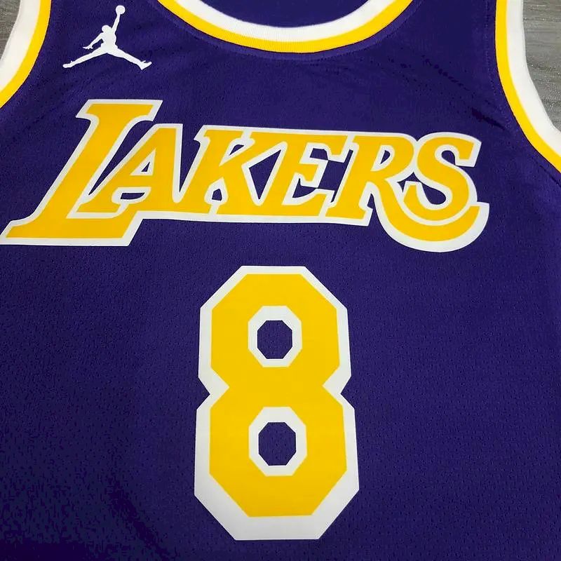 Camisa masculina Kobe Bryant 2020-21 roxa Swingman versão jogador – Edição Statement
